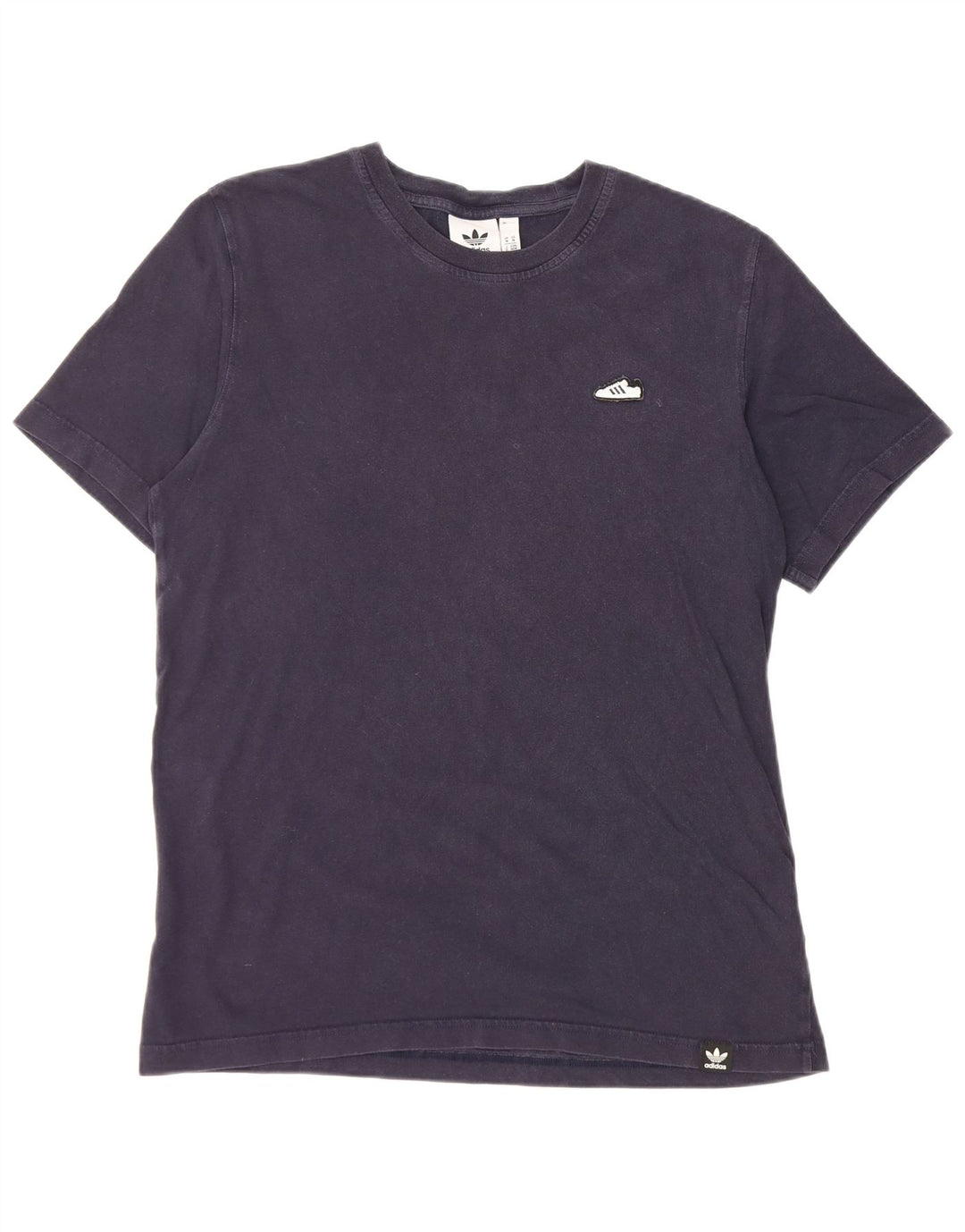 Adidas T-Shirt Homme Top Bleu Marine Moyen Coton