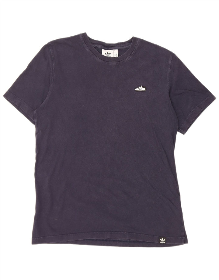 Adidas T-Shirt Homme Top Bleu Marine Moyen Coton