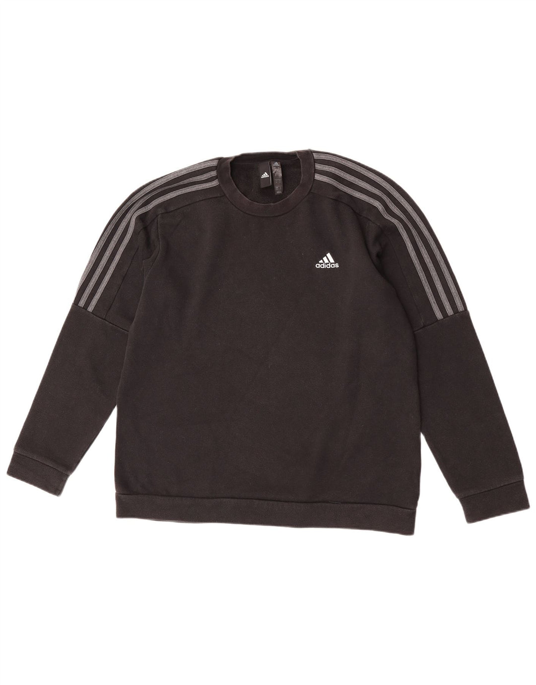 Adidas Sweat-shirt pour homme en coton noir moyen