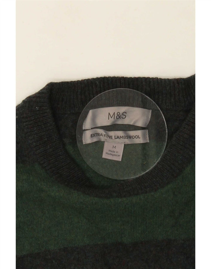 Marks & Spencer Pull à col rond pour garçon 14-15 ans Vert moyen