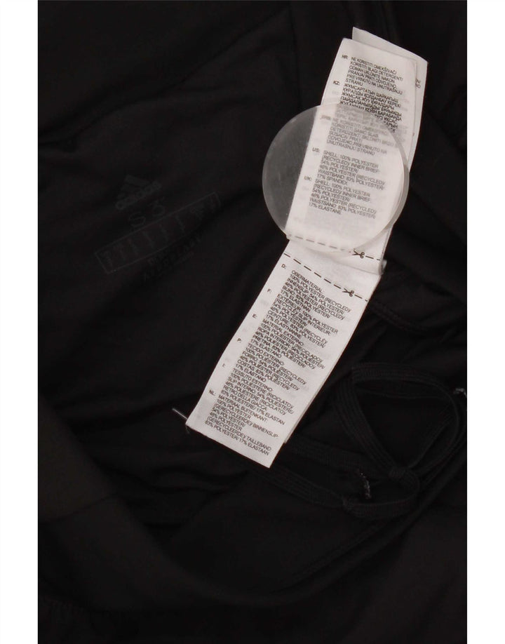 Adidas Short de sport pour femme UK 10 Petit Noir Polyester