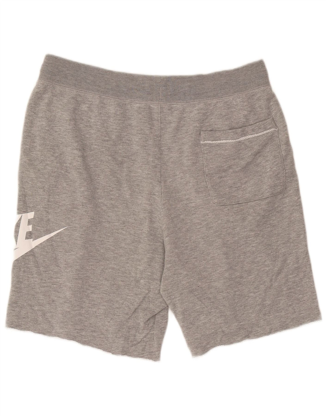 Nike Short de sport graphique pour homme en coton moucheté gris Taille L