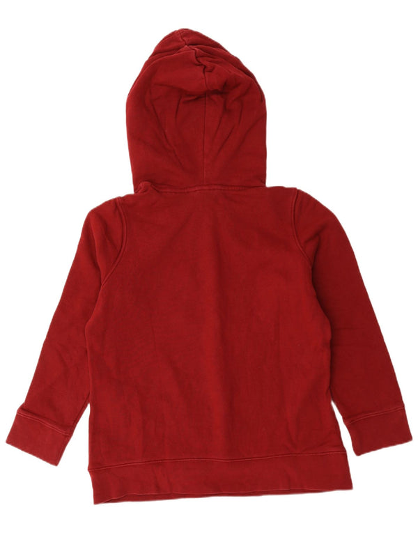 Adidas Pull à capuche graphique pour femme UK 14 Grand coton rouge