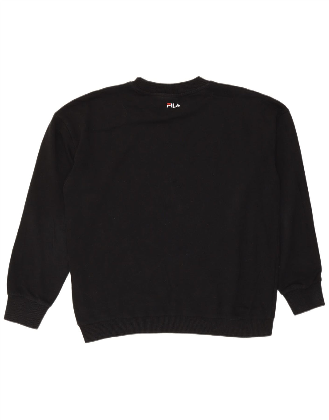 Fila Sweat-shirt graphique pour hommes, grand, noir, coton