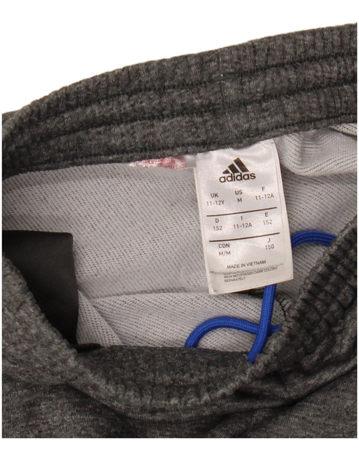 Adidas Pantalon de Survêtement Garçon Joggers 11-12 ans Gris Polyester