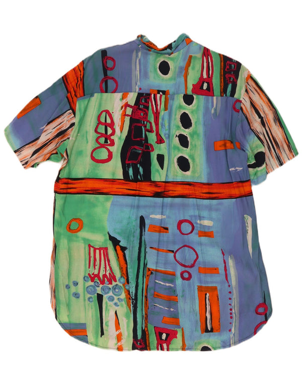Primavera Firenze Robe chemise à manches courtes pour femme US 4 Small Multicolore