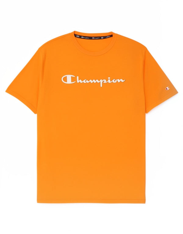 Champion T-Shirt Graphique Homme 2XL Orange Coton