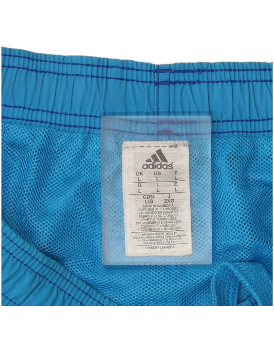 Adidas Short de bain pour homme Grand nylon bleu