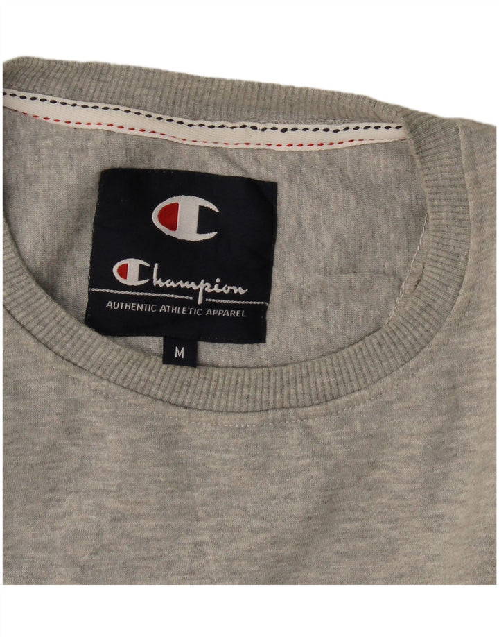 Champion Sweat-Shirt Graphique Homme Gris Moyen
