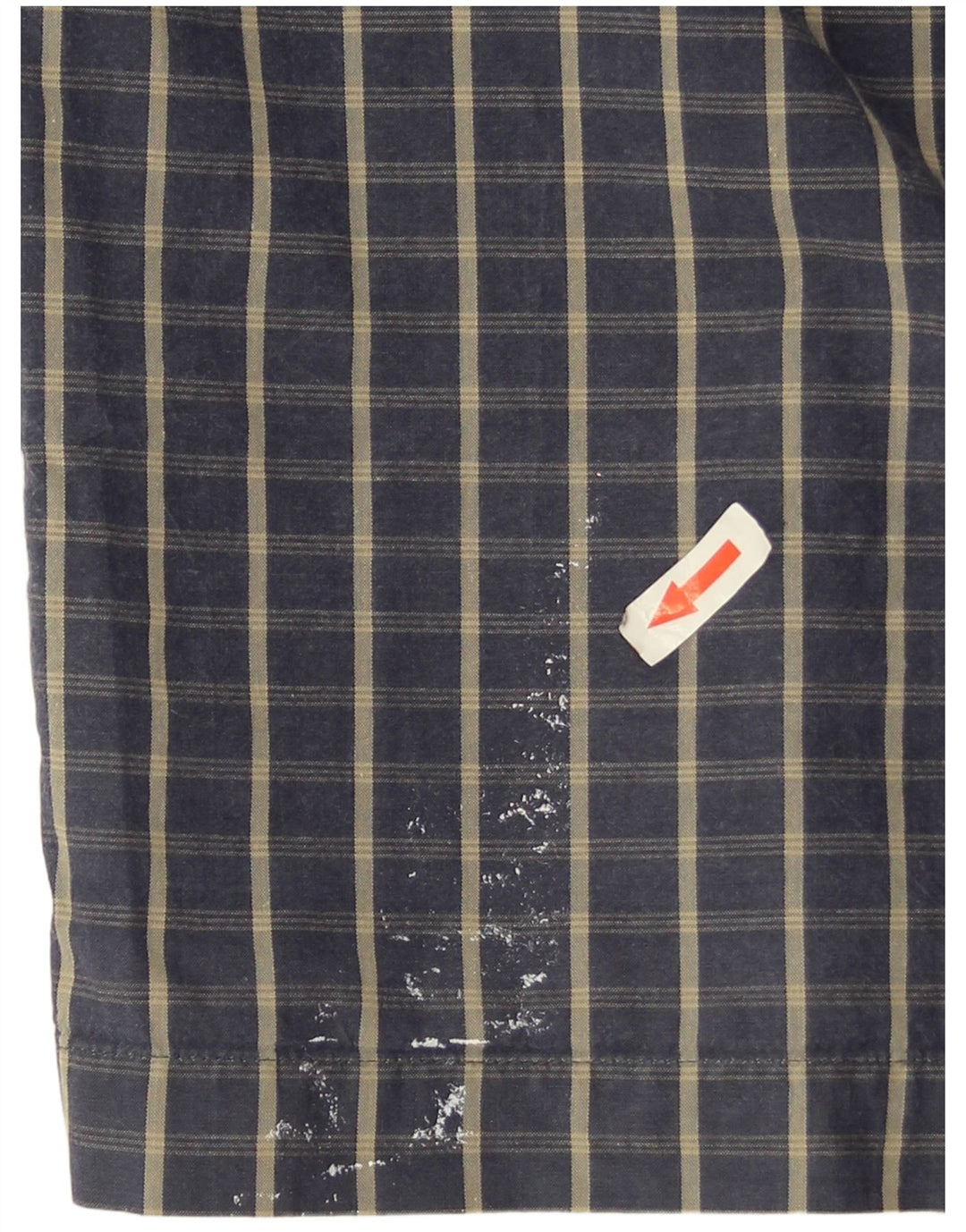 Dickies Chemise à manches courtes homme en coton à carreaux bleu marine moyen