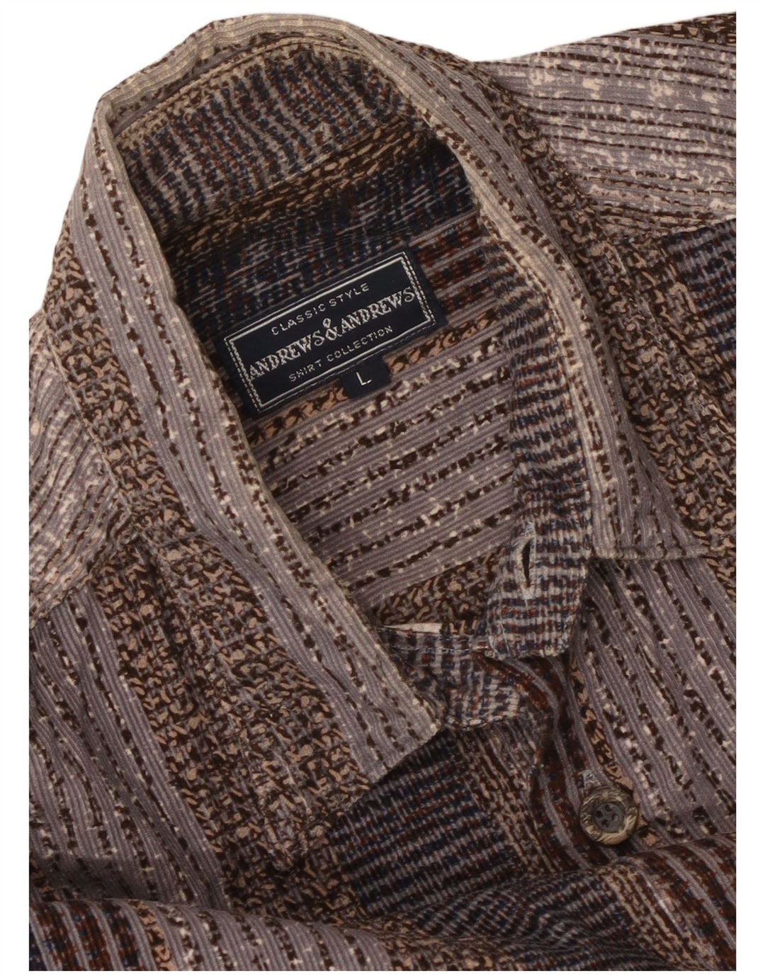 Chemise Homme Vintage Grande Rayée Multicolore