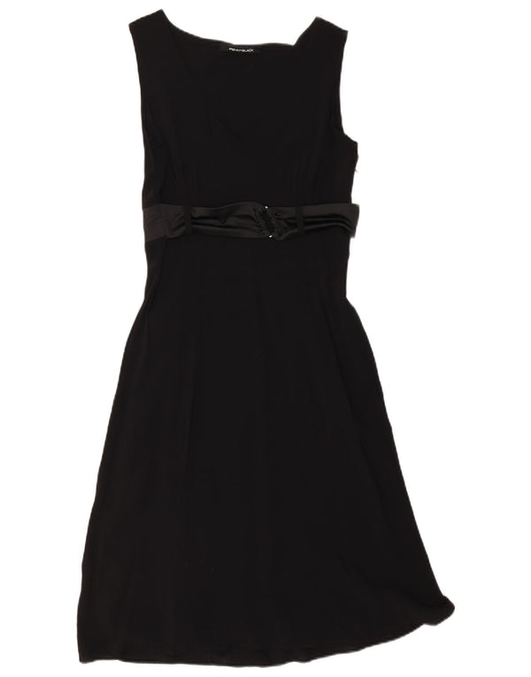 Penny Black Robe trapèze sans manches pour femme UK 4 XS Noir