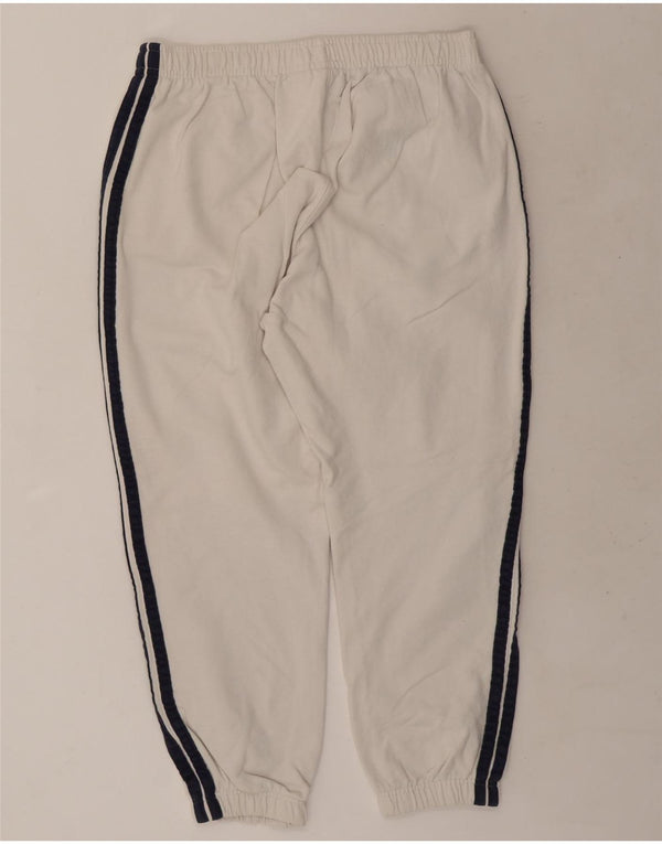 Nike Pantalon de survêtement graphique pour homme XL en coton color block blanc