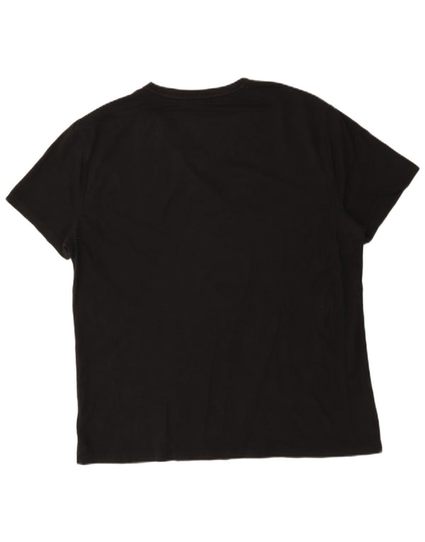 Polo Ralph Lauren T-shirt ajusté personnalisé pour hommes, haut XL en coton noir