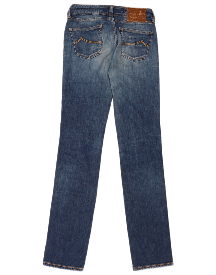 Jacob Cohen Jean Slim Femme W27 L34 Bleu Coton