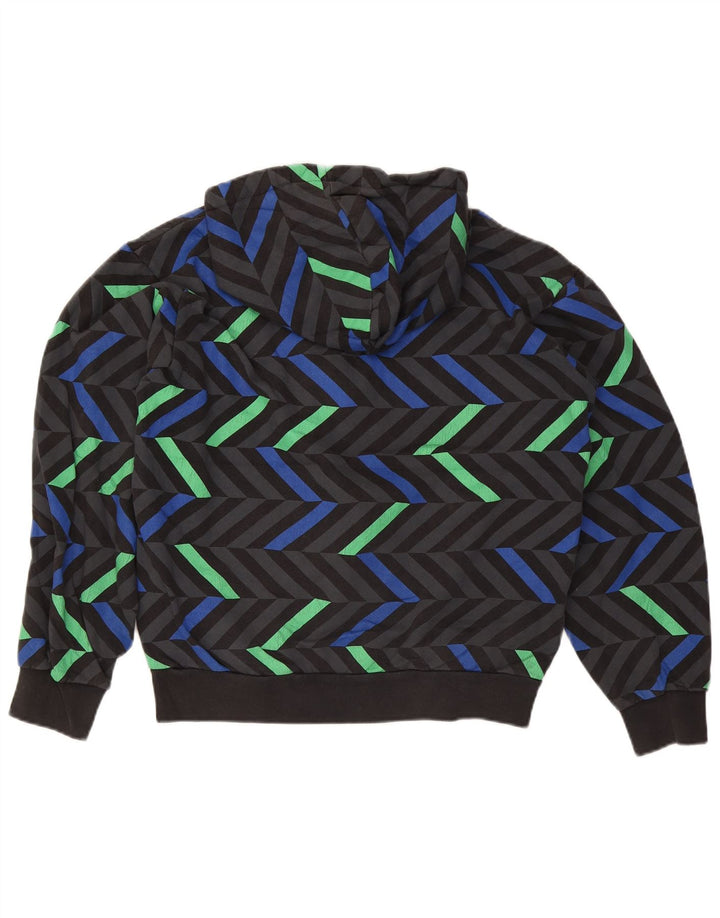 Nike Sweat à capuche zippé pour homme Petit coton géométrique multicolore