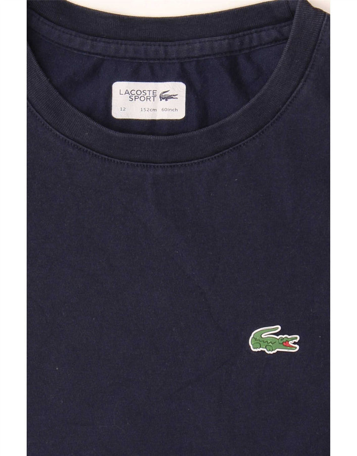 Lacoste T-Shirt Garçon 11-12 ans Bleu Marine