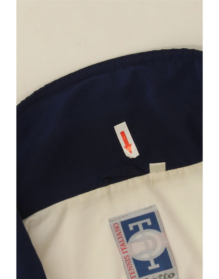Lotto Veste de Survêtement Graphique pour Homme Large Bleu Marine Colorblock
