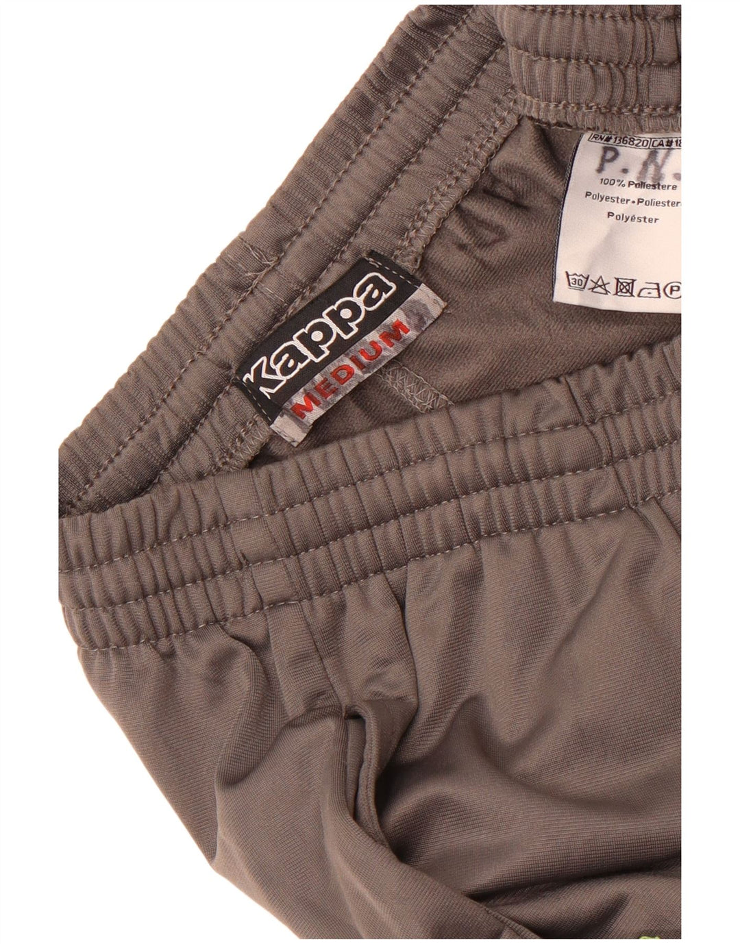Kappa Pantalon De Survêtement Homme Gris Moyen Polyester