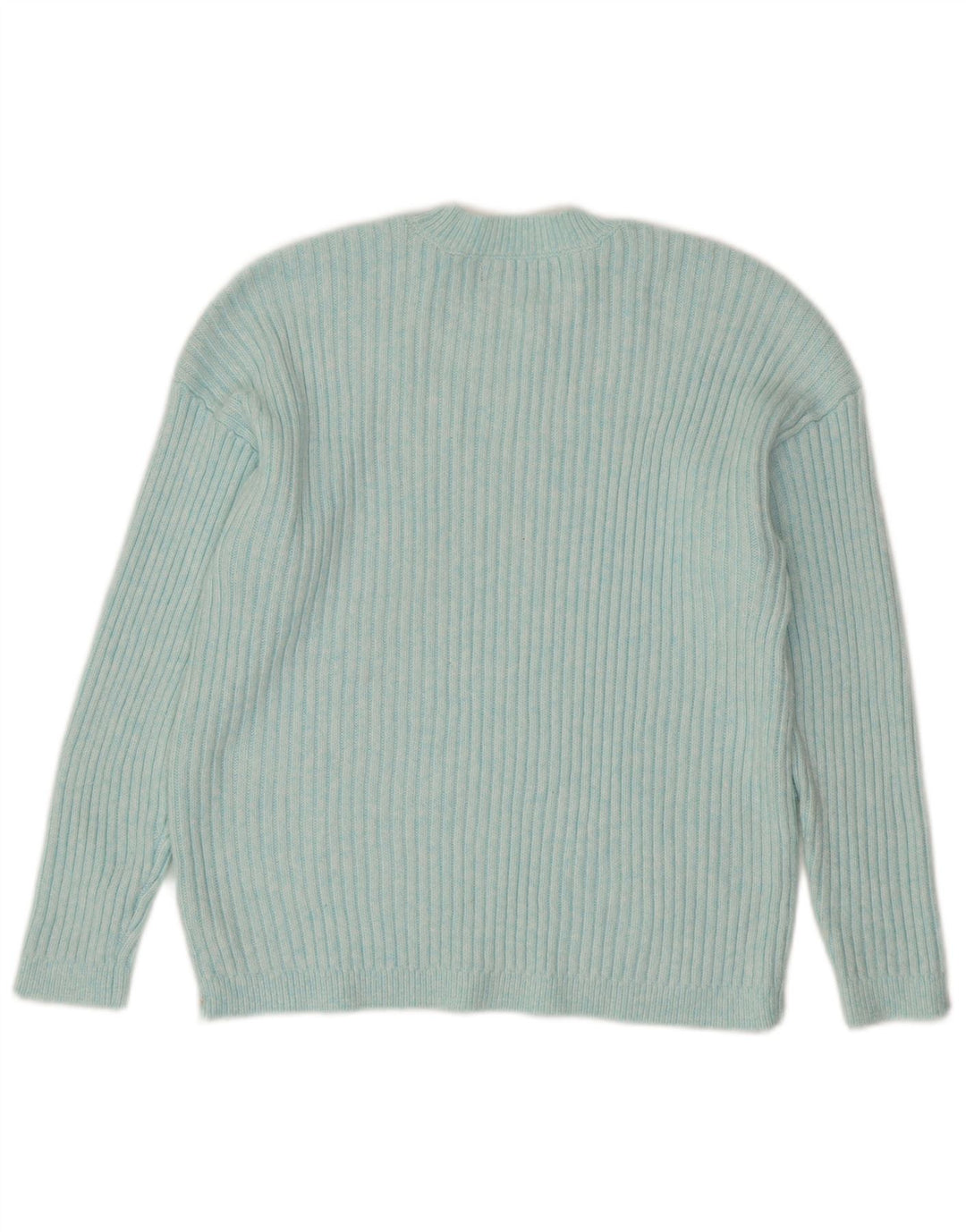 MARKS & SPENCER Pull à col rond pour femme UK 16 Grand Bleu Polyester