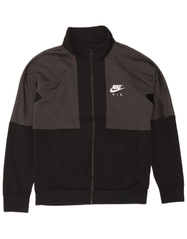 Nike Veste de survêtement graphique pour homme Taille S Gris Colorblock Polyester