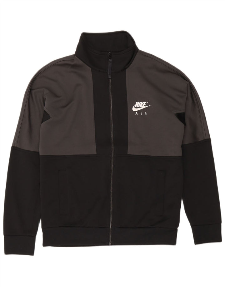 Nike Veste de survêtement graphique pour homme Taille S Gris Colorblock Polyester