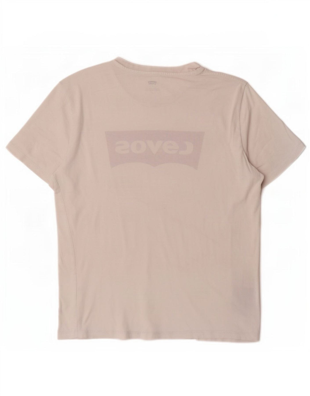 Levi's T-Shirt Graphique Femme UK 14 Coton Blanc Moyen