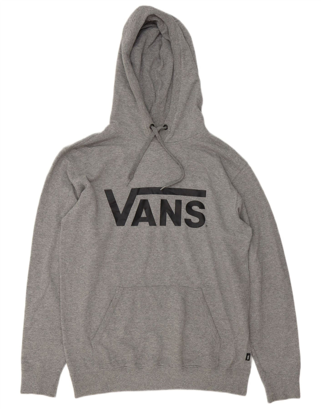 Vans Pull à capuche graphique homme gris moyen coton