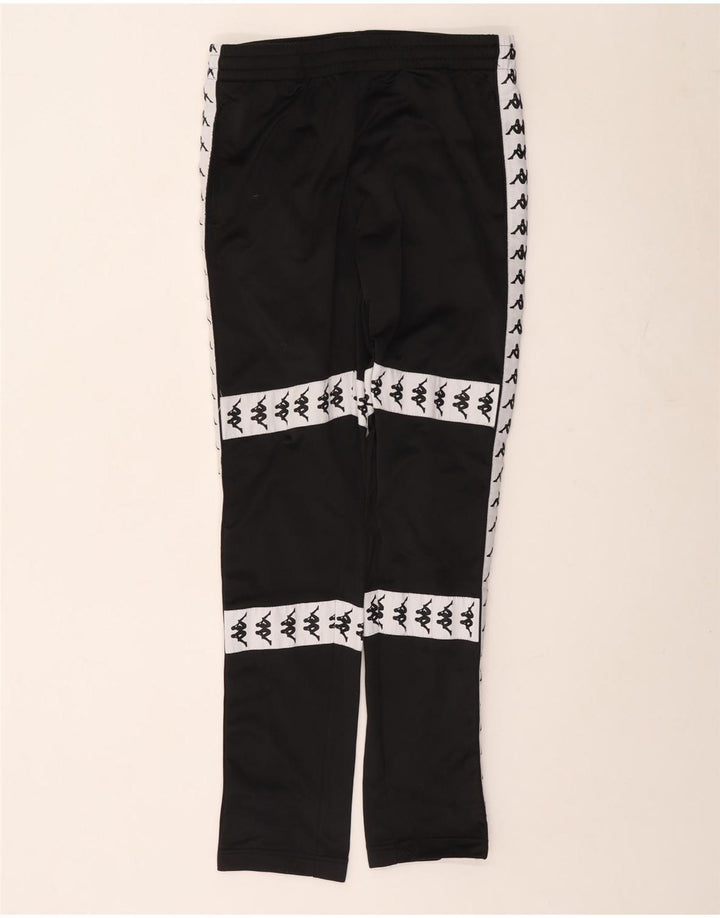 Kappa Pantalon de Survêtement Graphique Homme Noir Moyen Polyester Colorblock