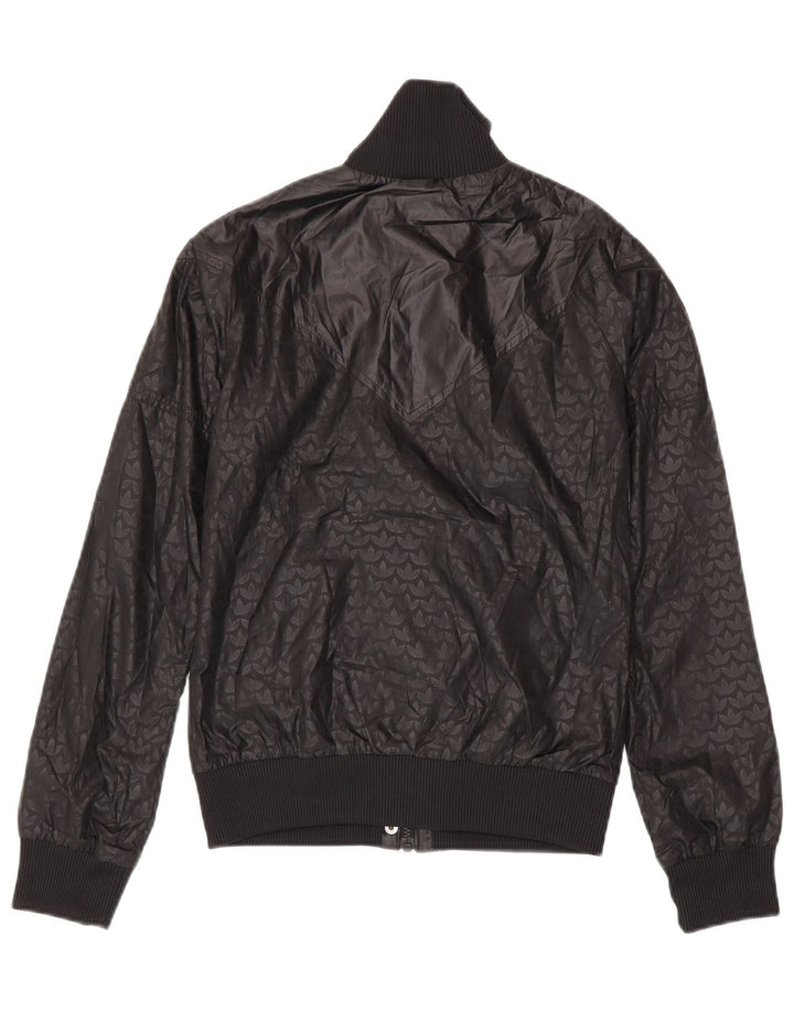 Adidas Veste de survêtement graphique pour femme EU 34 XS Noir Polyester