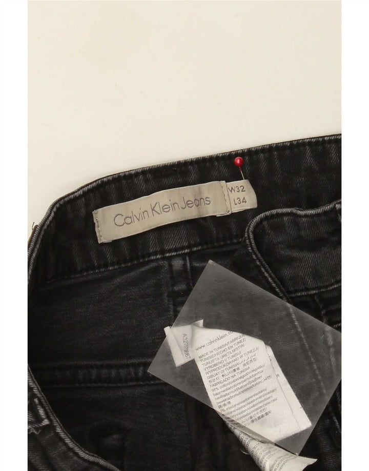 Calvin Klein Jean Slim Femme W32 L34 Coton Noir