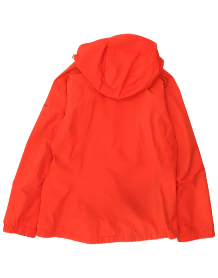 Columbia Veste de pluie à capuche pour femme UK 16 Large Rouge Polyester