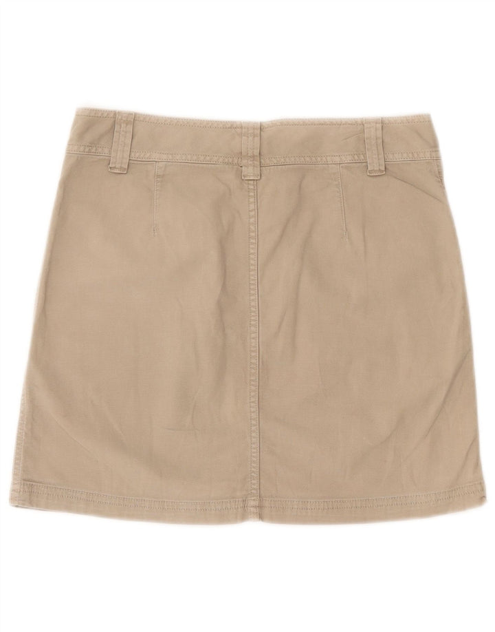 Benetton Jupe Cargo Femme IT 42 Medium W30 Coton Beige