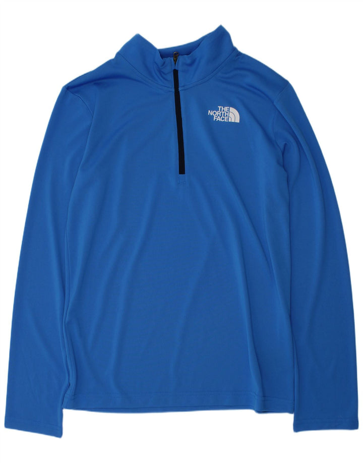 The North Face Haut de survêtement à col zippé pour garçon 13-14 ans Grand Bleu