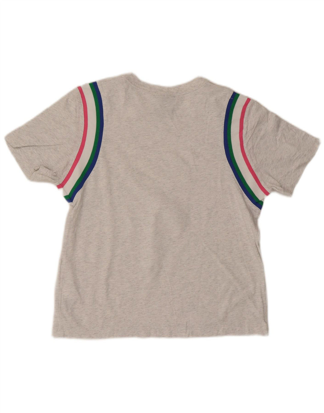 Nike T-shirt pour femme en coton rayé gris moyen UK 44