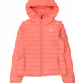Adidas Veste rembourrée à capuche pour femme UK 12/14 Rose moyen Polyester