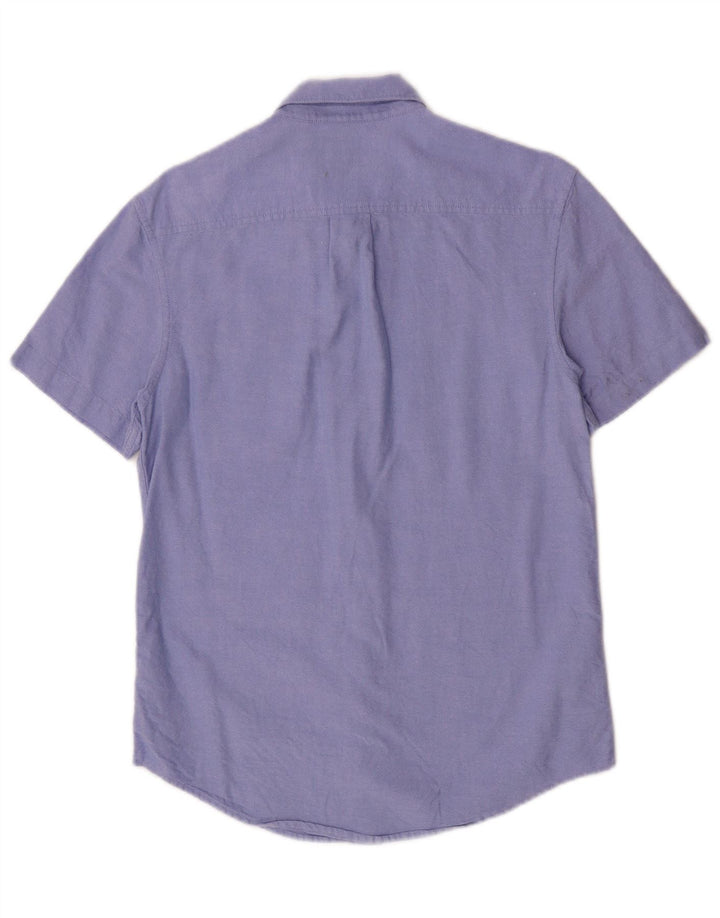 Penguin Chemise à Manches Courtes Homme Petit Bleu Coton