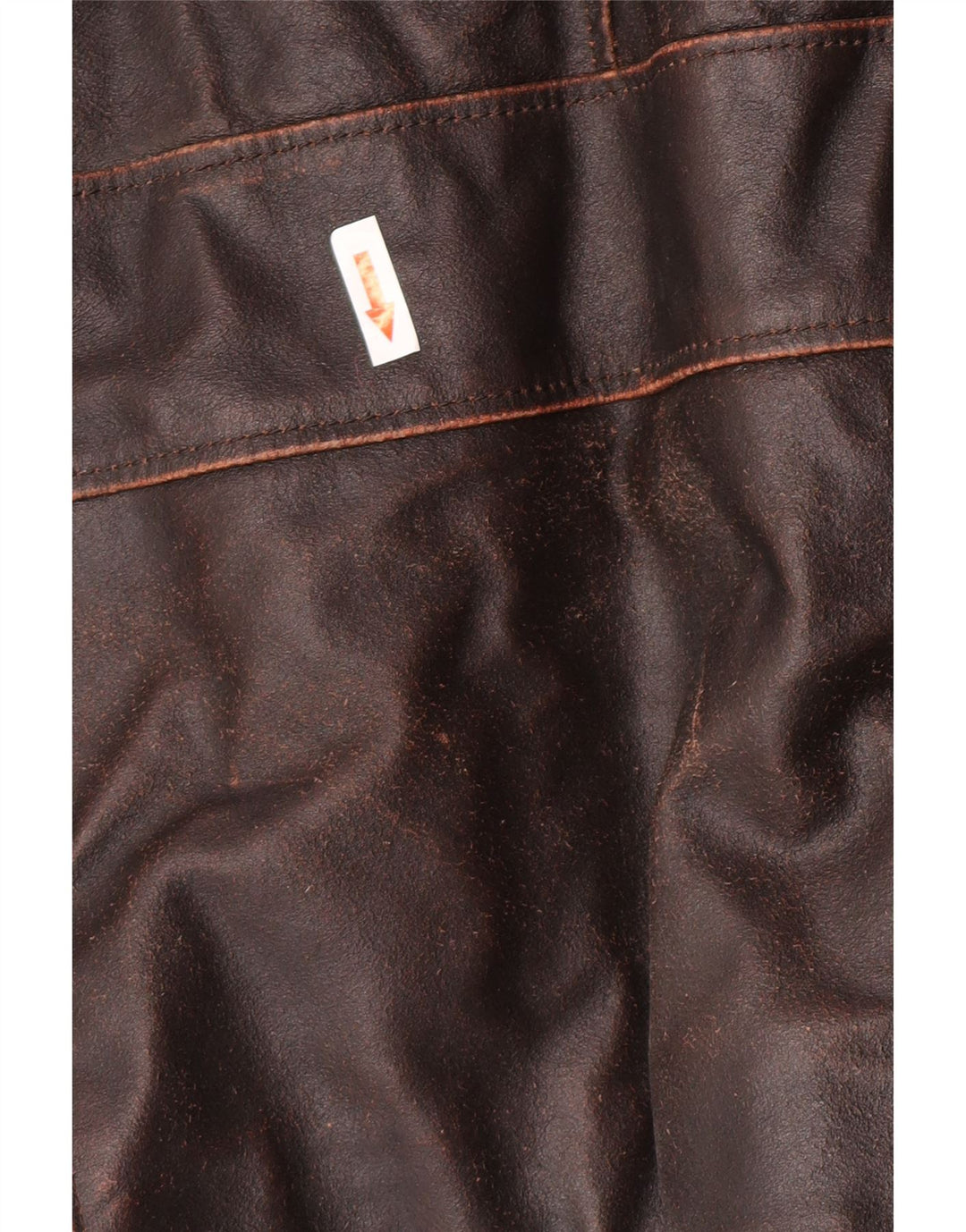 Dallas Veste en cuir pour homme UK 42 XL Cuir marron