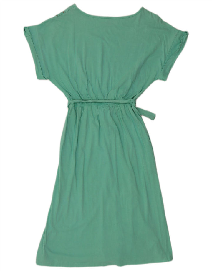 VINTAGE Robe basique femme EU 40 Coton vert moyen
