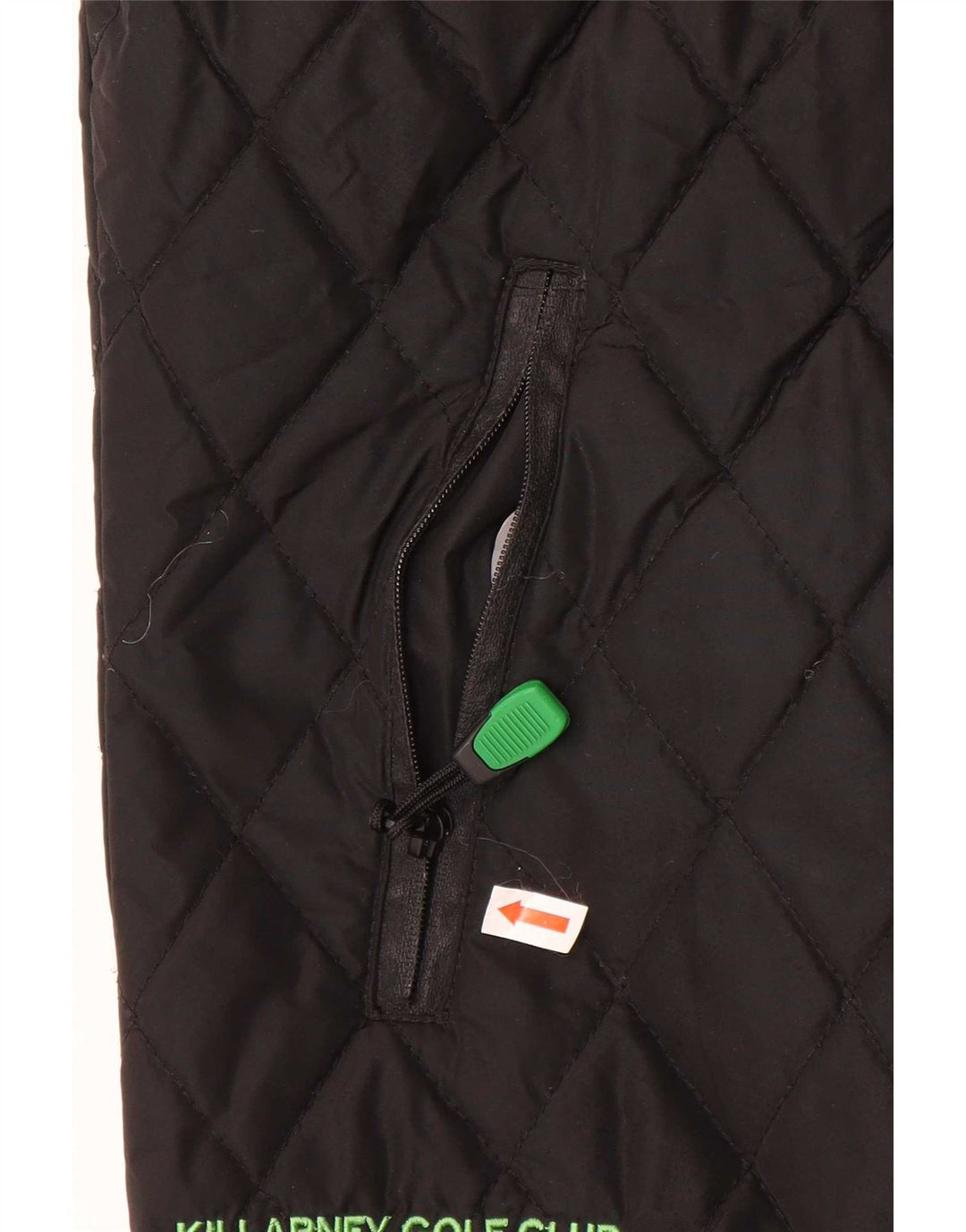 Lyle & Scott Gilet matelassé pour femme UK 14 Large Noir Polyester