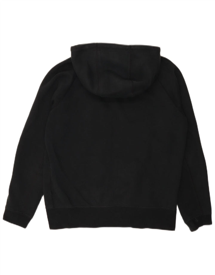 Nike Sweat à capuche zippé pour homme en coton noir moyen