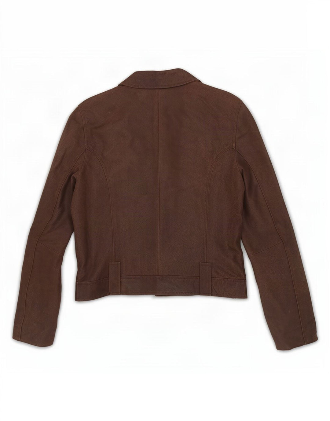 In Extenso Veste en cuir pour femme UK 14 Marron moyen