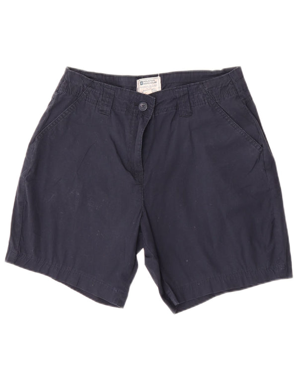 Mountain Warehouse Short Chino pour Femme UK 12 Medium W28 Bleu Marine Coton