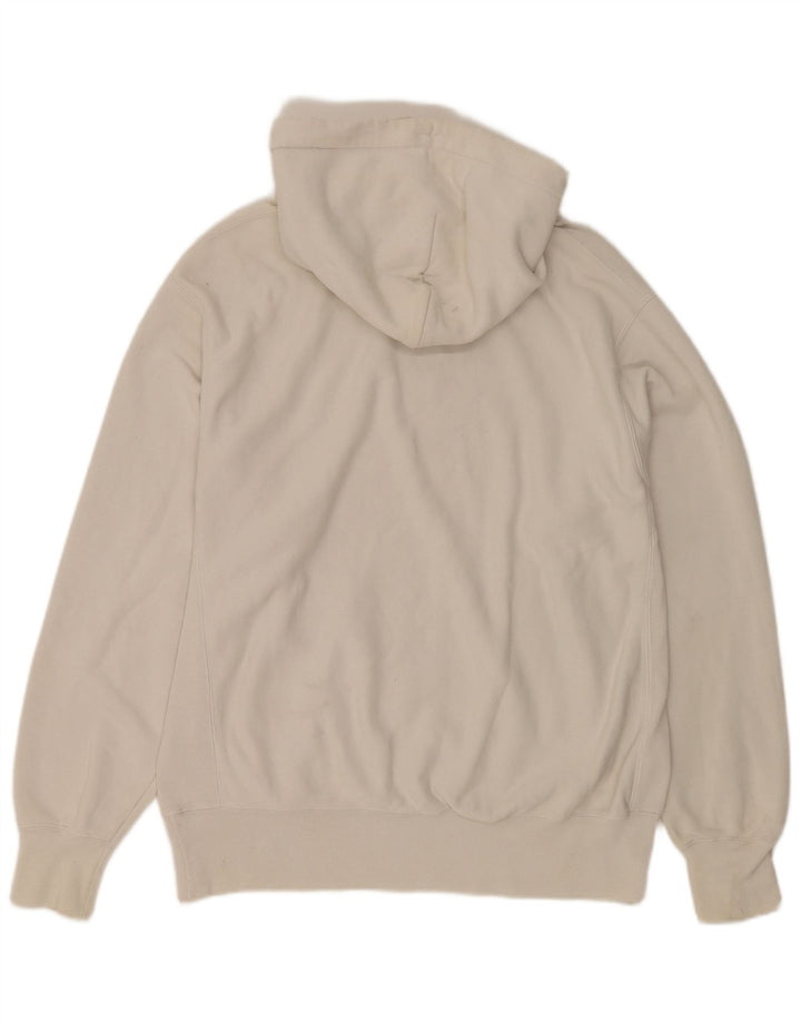 Champion Pull à capuche Reverse Weave pour homme en coton blanc Taille L