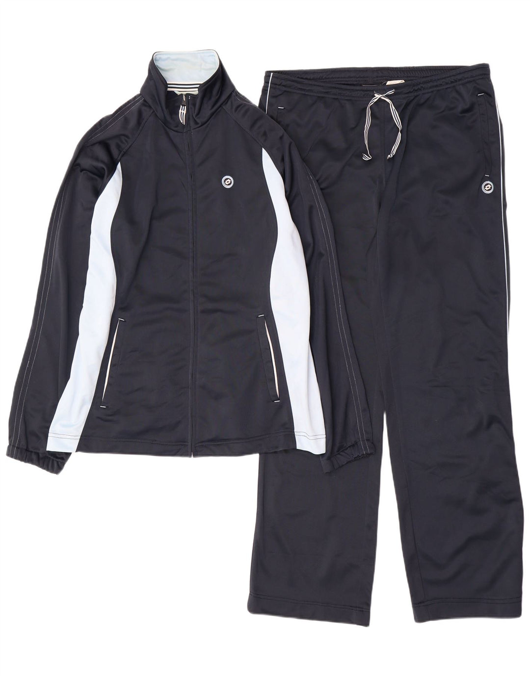 LOTTO Survêtement complet pour femme UK 18 XL Bleu marine Colorblock Polyester