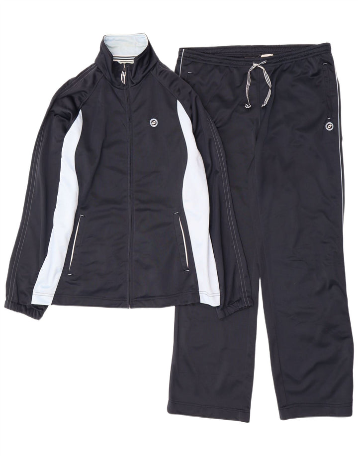 LOTTO Survêtement complet pour femme UK 18 XL Bleu marine Colorblock Polyester