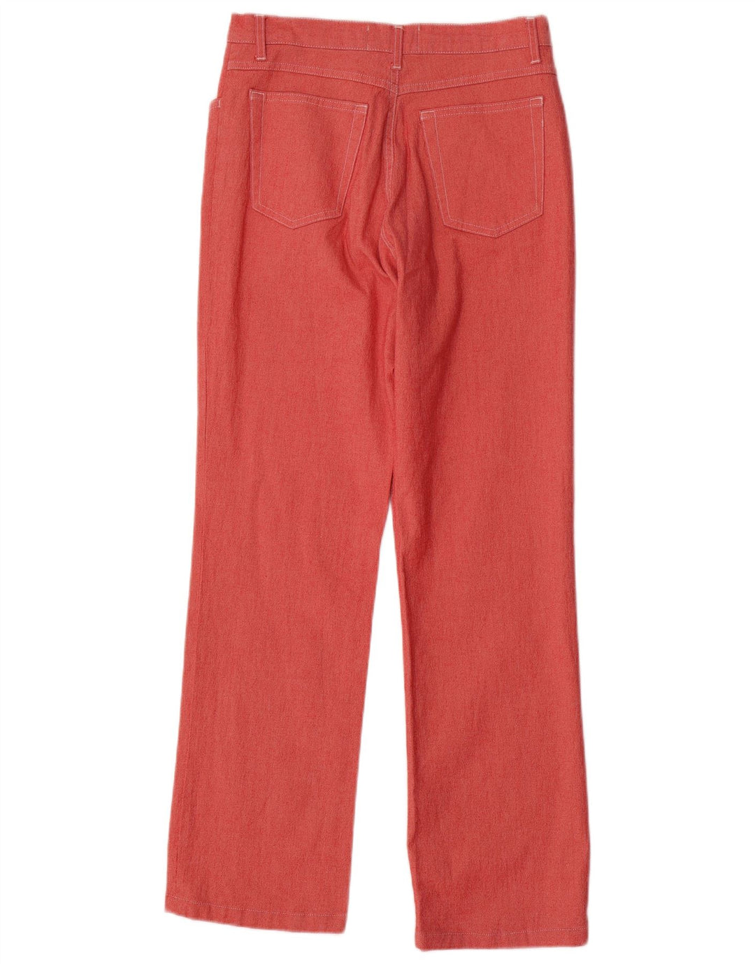 Jean droit femme vintage W31 L30 coton rouge