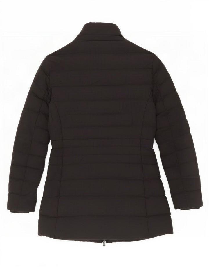Massimo Dutti Veste matelassée pour femme UK 10 Small Noir Polyester