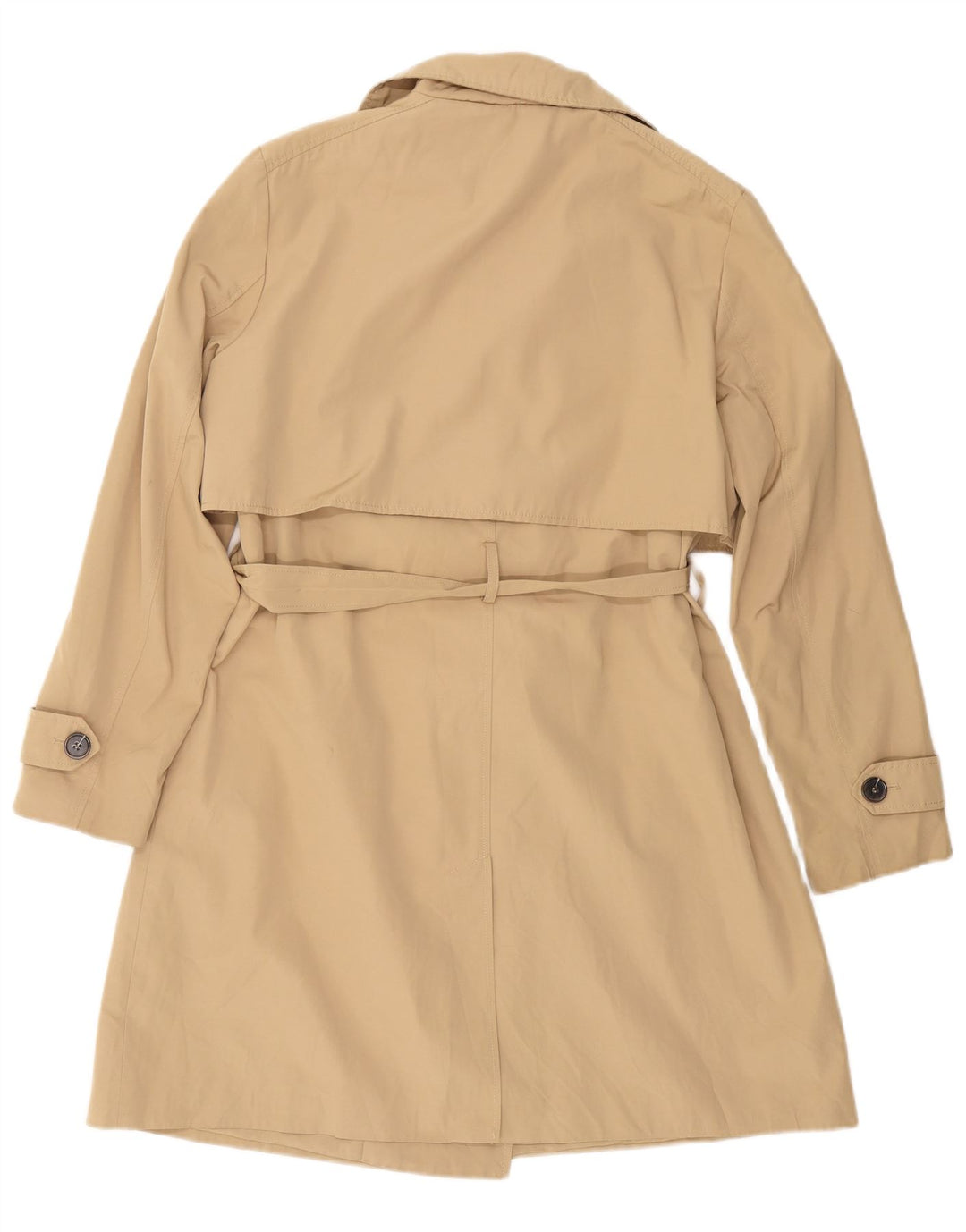 ZARA Femme Trench Coat UK 18 XL Coton Beige