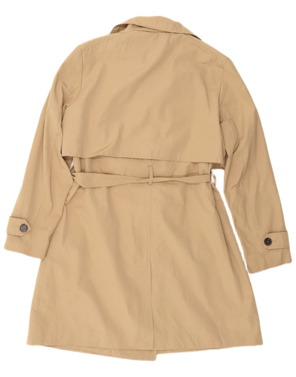ZARA Femme Trench Coat UK 18 XL Coton Beige